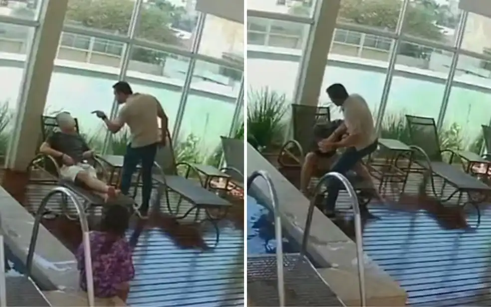 Imagem de Advogado agride médico na frente de crianças em Goiânia